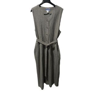 Pendleton wool midi button down dress